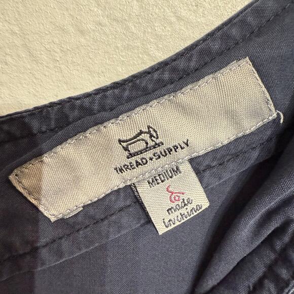 Thread & Supply Navy Jumpsuit Sz M - Picture 6 of 13